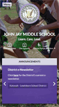 Mobile Screenshot of jjms.klschools.org